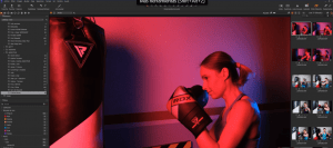 Sesión de boxeo con chica para Addictive